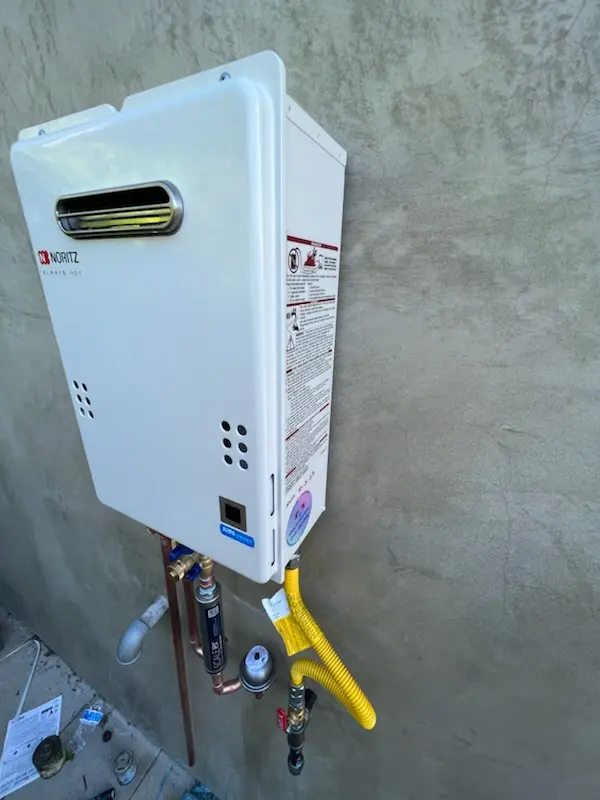Tankless water heater installation for Tory Corner homes